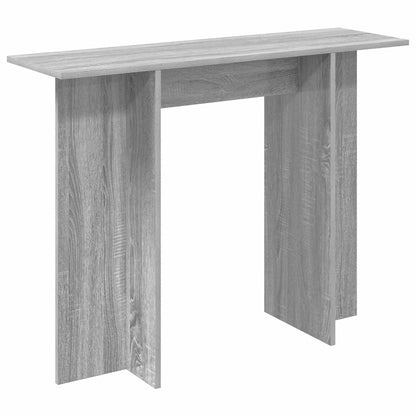 Console Table Grey Sonoma 100 x 30 x 75 cm Engineered Wood