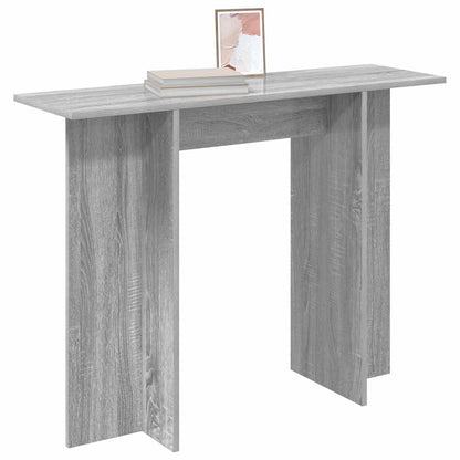 Console Table Grey Sonoma 100 x 30 x 75 cm Engineered Wood