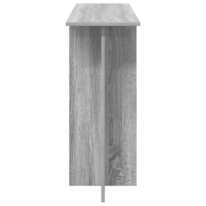 Console Table Grey Sonoma 100 x 30 x 75 cm Engineered Wood