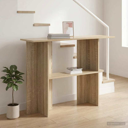 Console Table Sonoma Oak 100 x 30 x 75 cm Engineered Wood