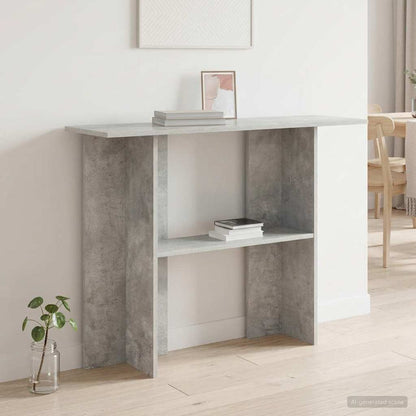 Console Table Concrete Grey 100 x 30 x 75 cm Engineered Wood