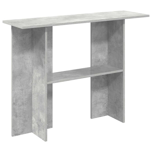 Console Table Concrete Grey 100 x 30 x 75 cm Engineered Wood