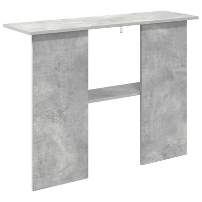 Console Table Concrete Grey 100 x 30 x 75 cm Engineered Wood