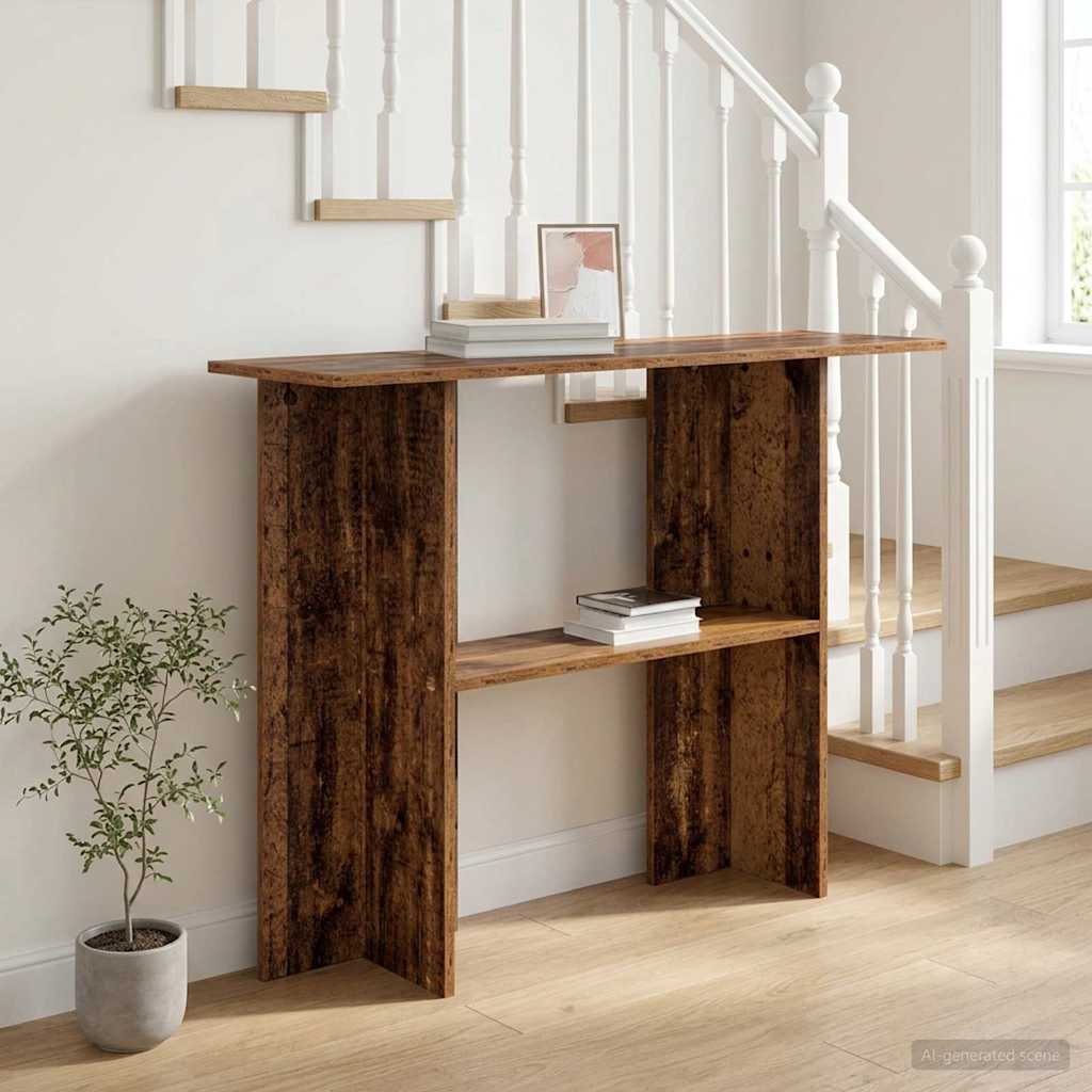 Console Table Old Wood 100 x 30 x 75 cm Engineered Wood