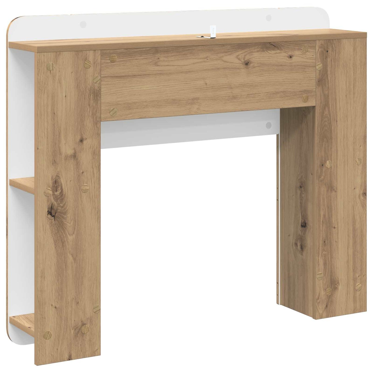 Headboard Cabinet with Storage Artisan Oak Engineered Wood