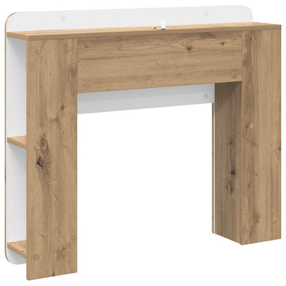 Headboard Cabinet with Storage Artisan Oak Engineered Wood