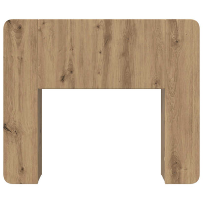 Headboard Cabinet with Storage Artisan Oak Engineered Wood