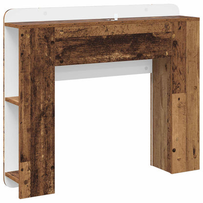 Headboard Cabinet with Storage Old Wood Engineered Wood