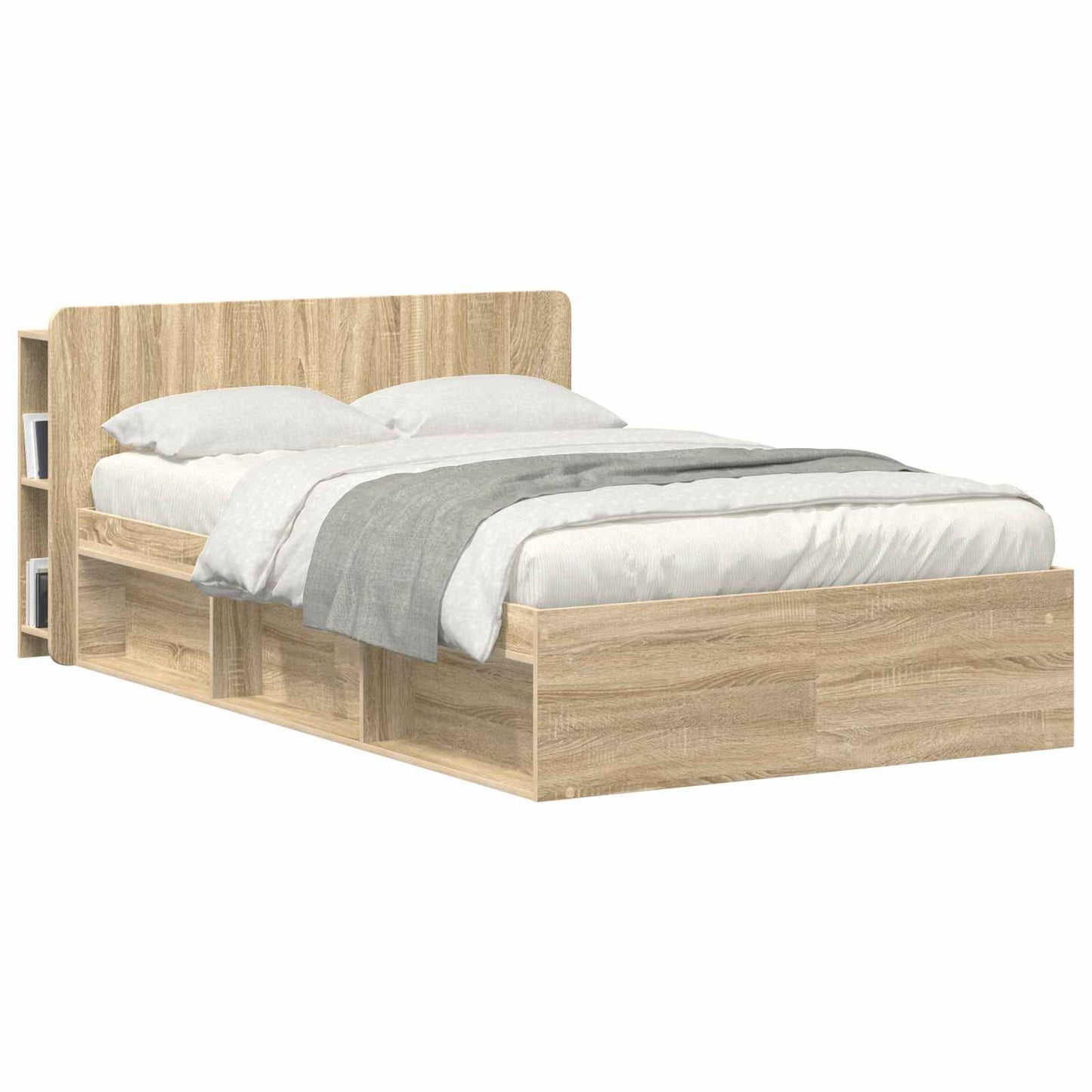 Headboard Cabinet with Storage Sonoma Engineered Wood