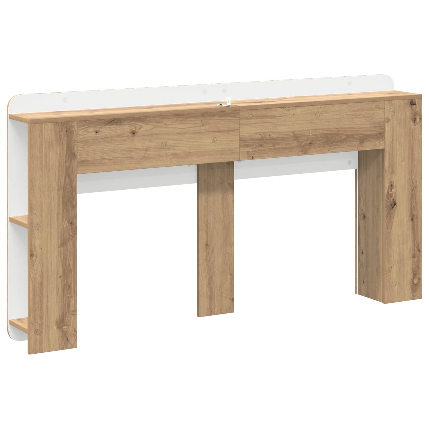 Headboard Cabinet with Storage Artisan Oak Engineered Wood