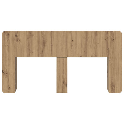 Headboard Cabinet with Storage Artisan Oak Engineered Wood