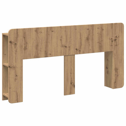 Headboard Cabinet with Storage Artisan Oak Engineered Wood