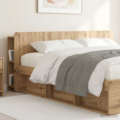 Headboard Cabinet Artisan Oak 180 cm Engineered Wood
