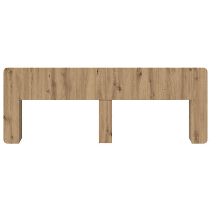 Headboard Cabinet with Storage Artisan Oak Engineered Wood