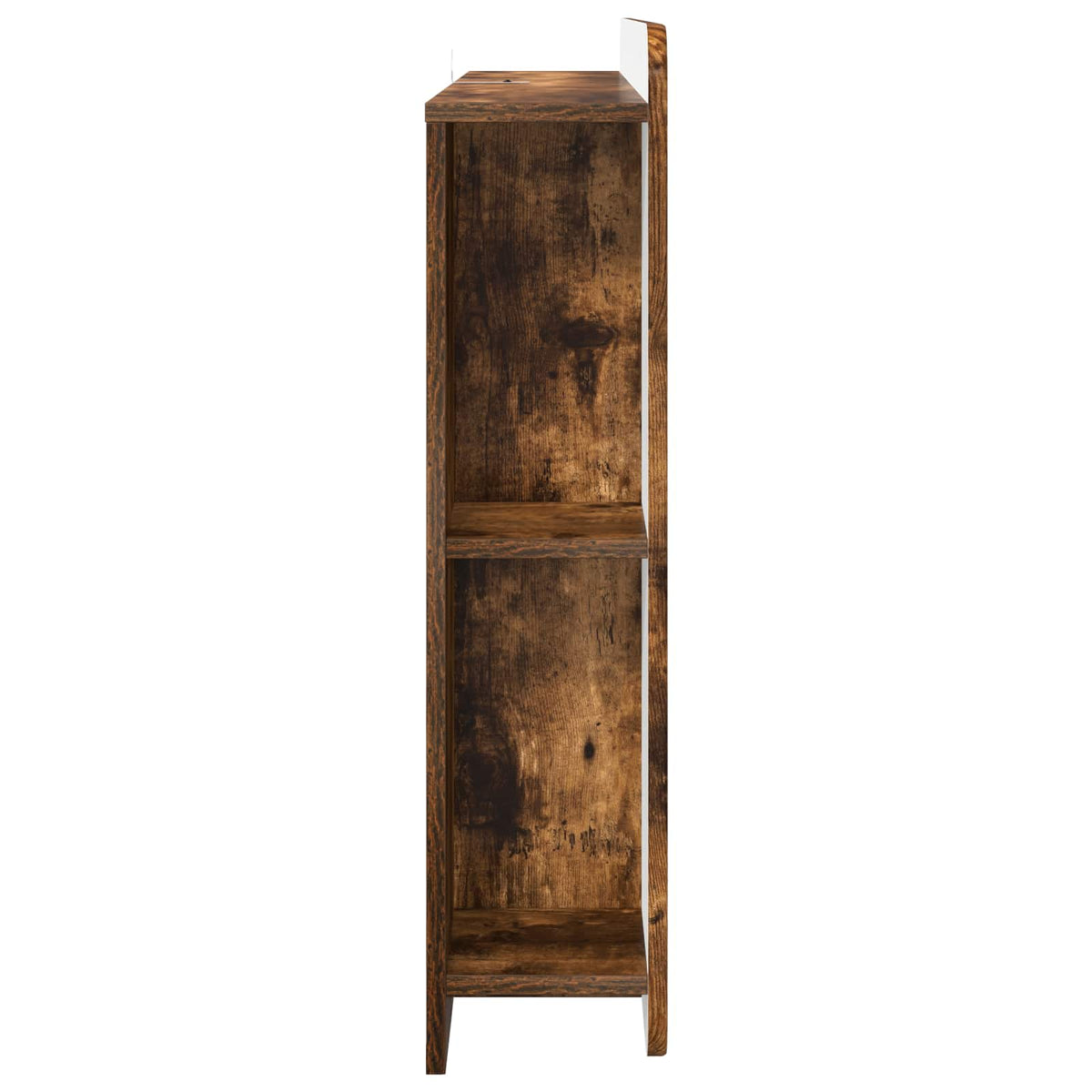 Headboard Cabinet with Storage Smoked Oak Engineered Wood