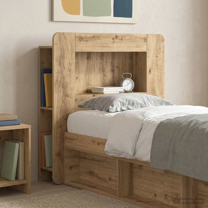 Headboard Cabinet Artisan Oak 80 cm Engineered Wood