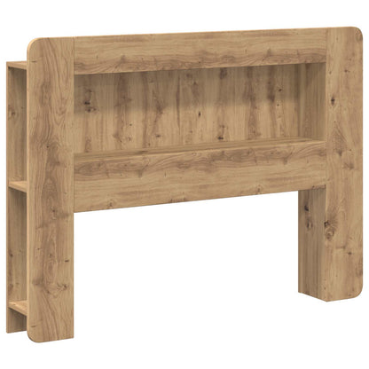 Headboard Cabinet with Storage Artisan Oak Engineered Wood