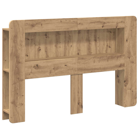 Headboard Cabinet Artisan Oak 140 cm Engineered Wood