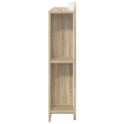 Headboard Cabinet with Storage Sonoma Oak Engineered Wood