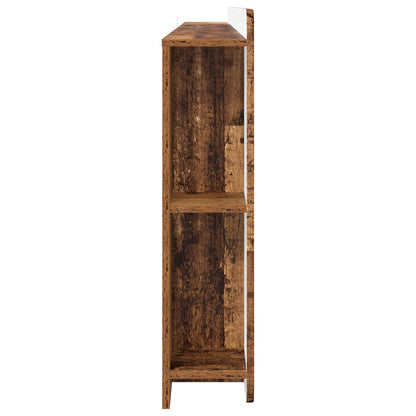 Headboard Cabinet with Storage Old Wood Engineered Wood