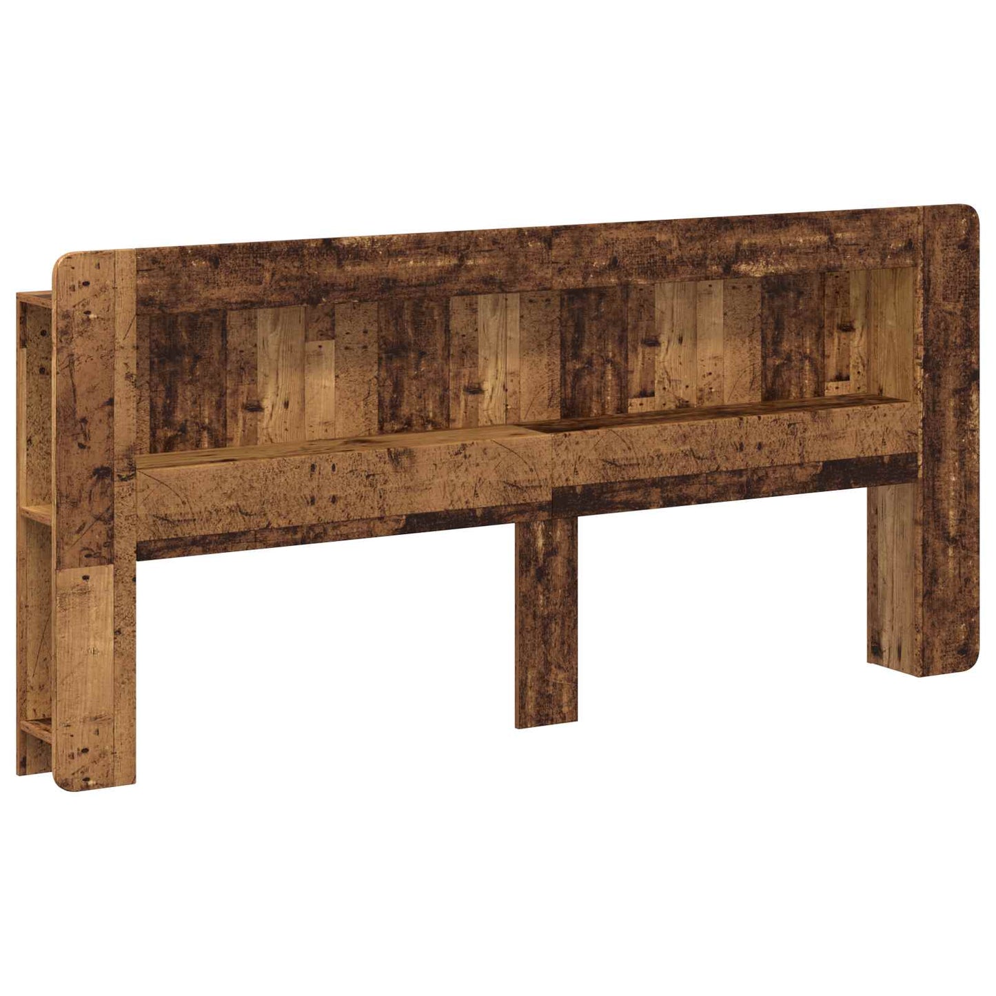 Headboard Cabinet with Storage Old Wood Engineered Wood