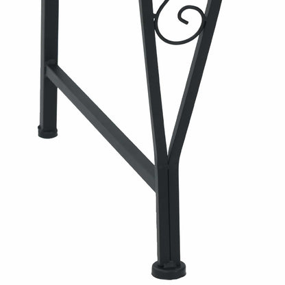 Tree Bench 8-Seater Ø 160 x 89 cm Steel Black Round