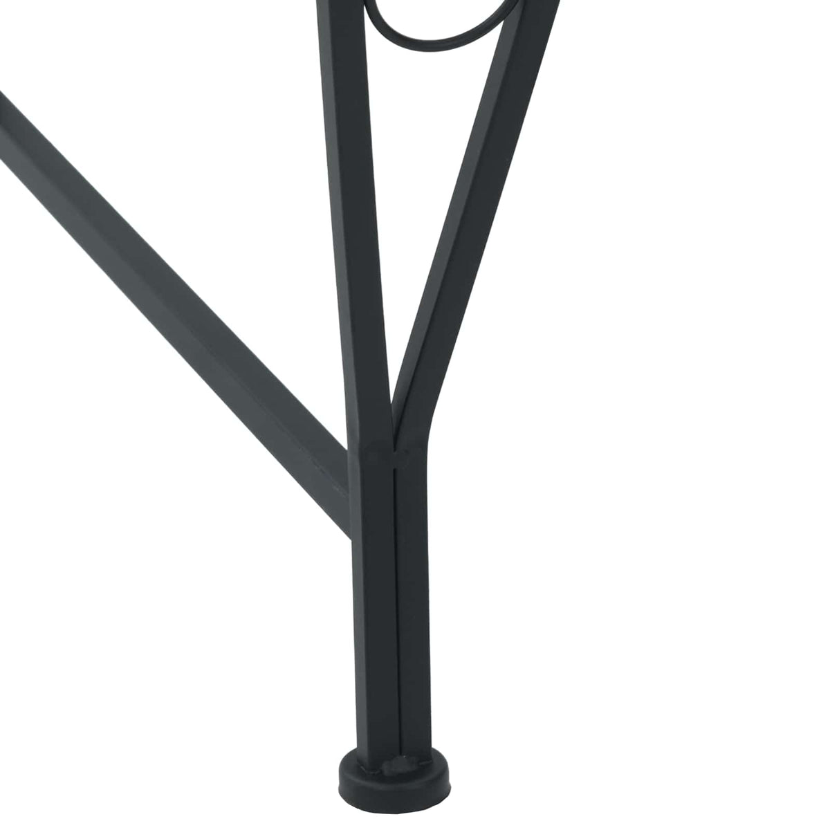 Tree Bench 8-Seater Ø 160 x 89 cm Steel Black Round