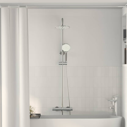 Thermostatic Shower System Set Chrome SS201