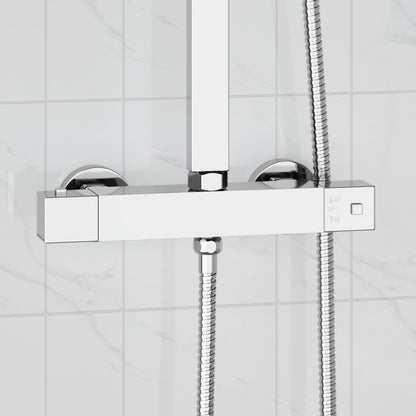Thermostatic Shower Mixer Stainless Steel 201 25.5 x 7 x 6 cm
