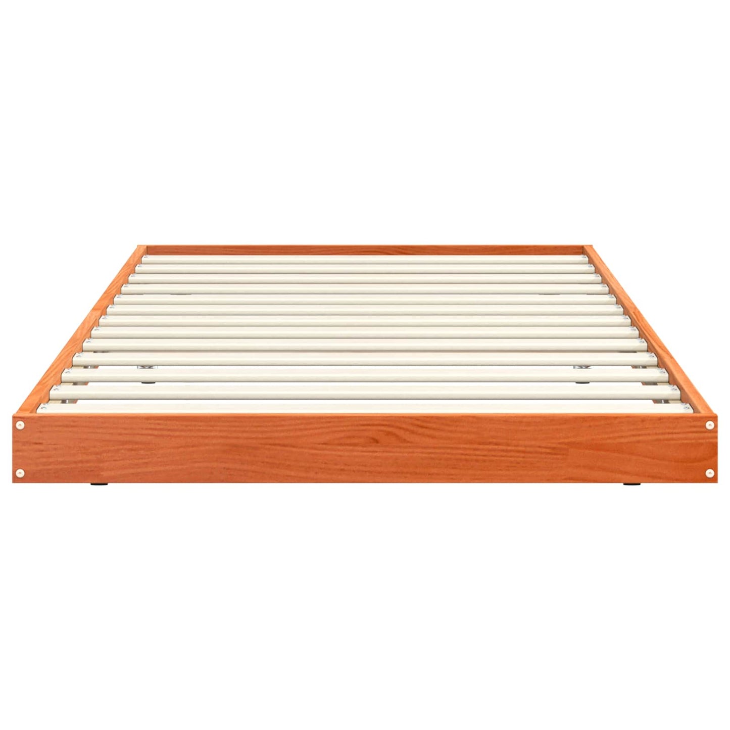 Bed Frame Wax Brown 90 x 190 cm Solid Pine Wood