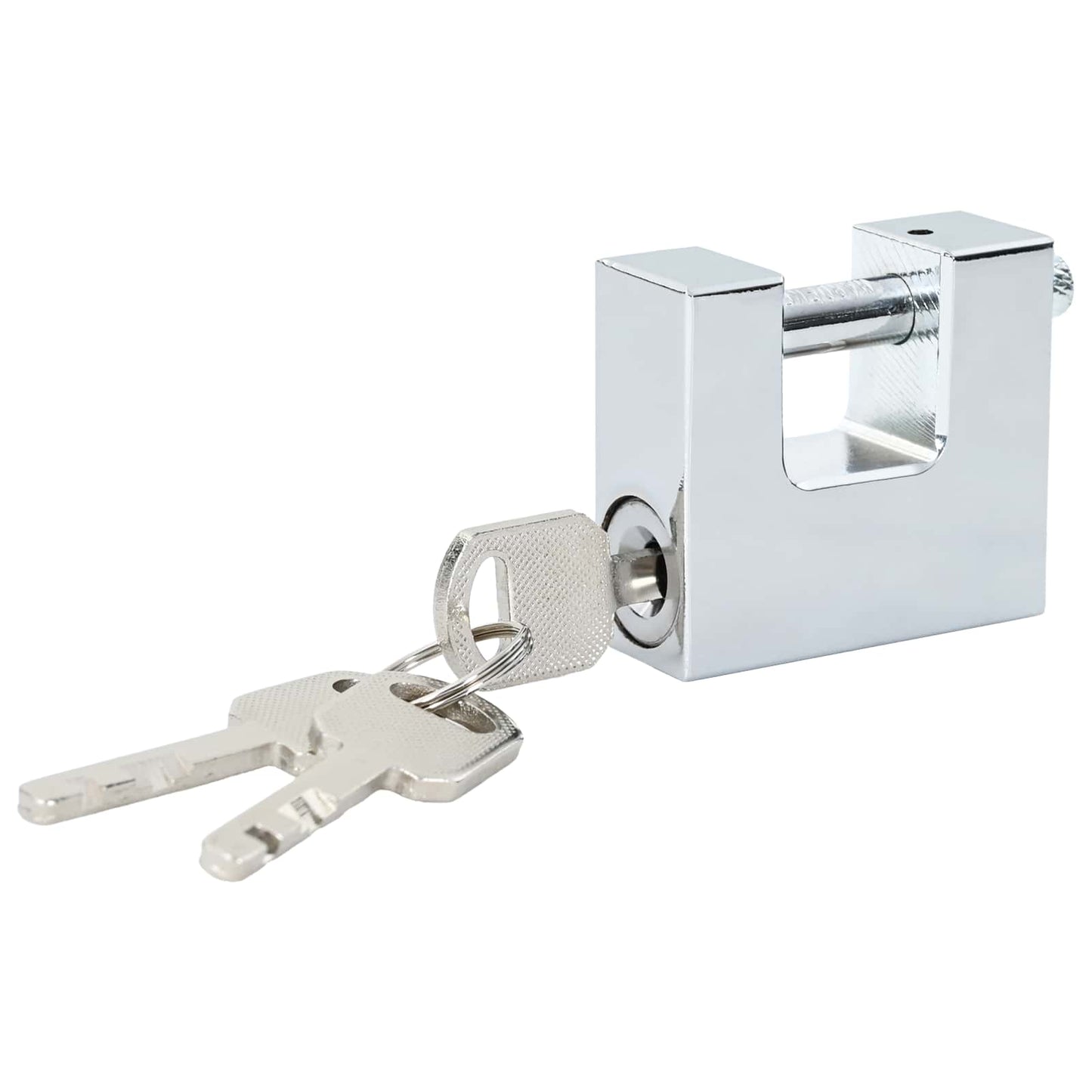 Padlock 2 pcs Silver Steel