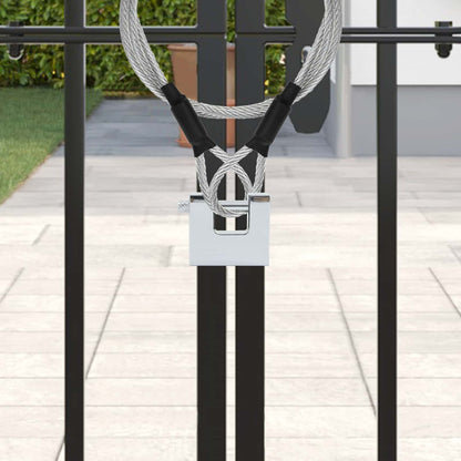 Padlock 6 pcs Silver Steel
