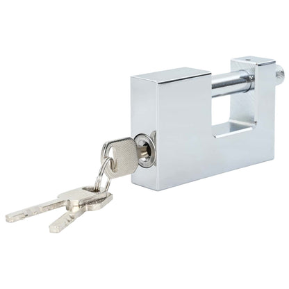 Padlock 6 pcs Silver Steel