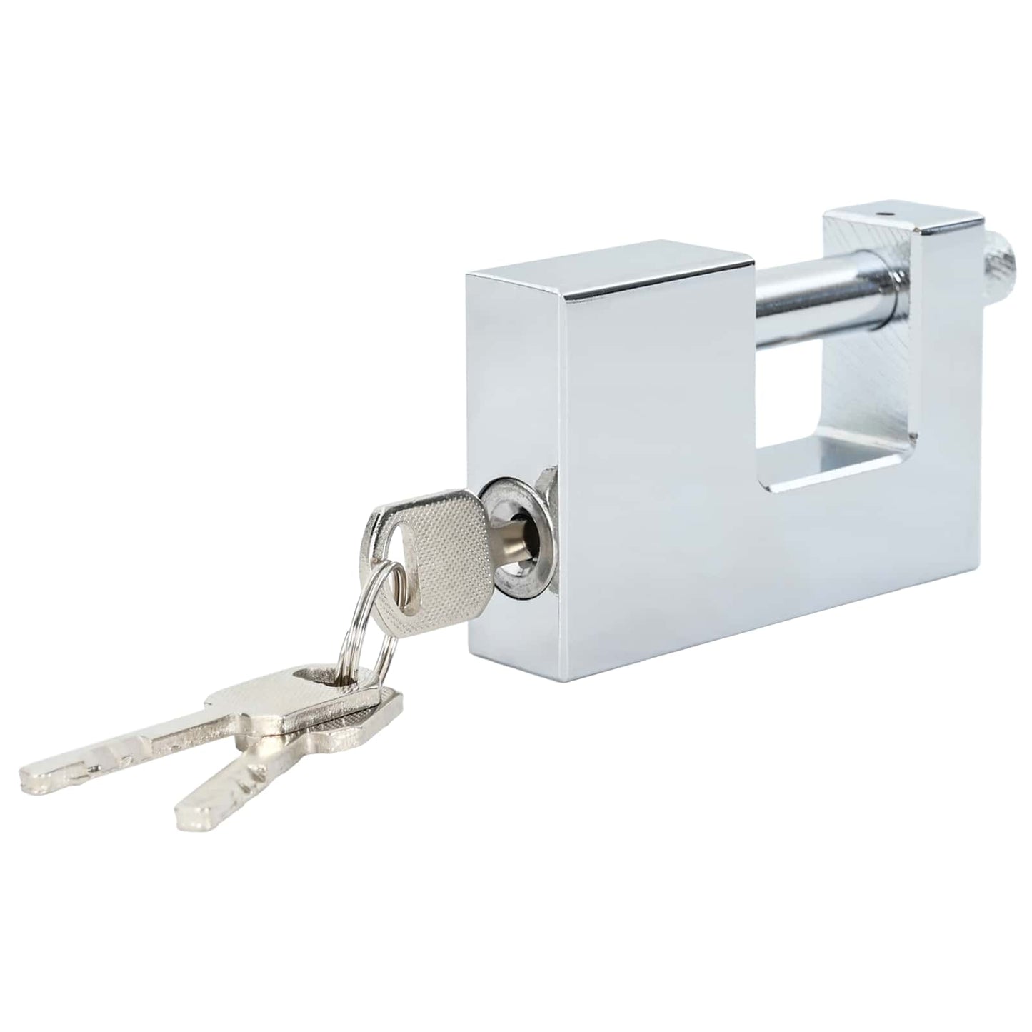 Padlock 2 pcs Silver Steel