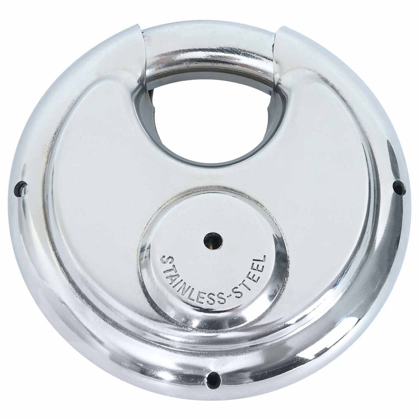 Discus Locks with Keys 6 pcs Silver 8 x 2.8 x 8 cm