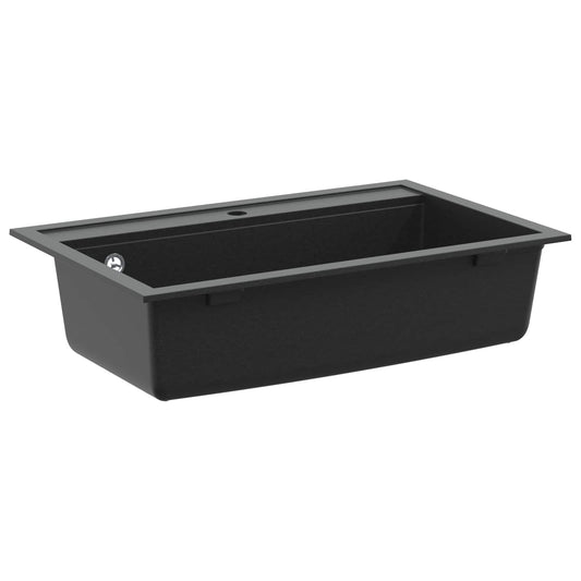 Sink Granite 795 x 505 mm Black