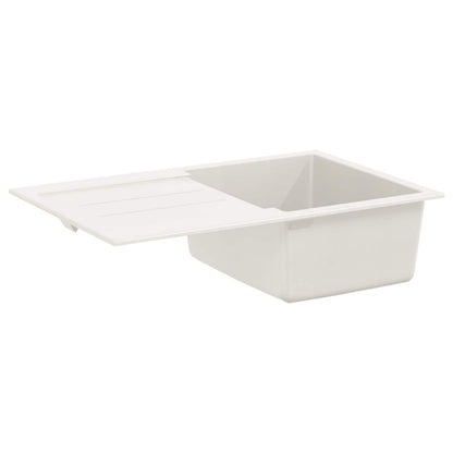 Sink White 780 x 500 mm 80% Quartz and 20% Resin