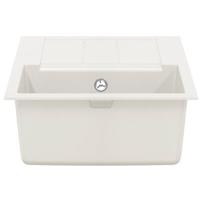 Sink White 780 x 500 mm 80% Quartz and 20% Resin