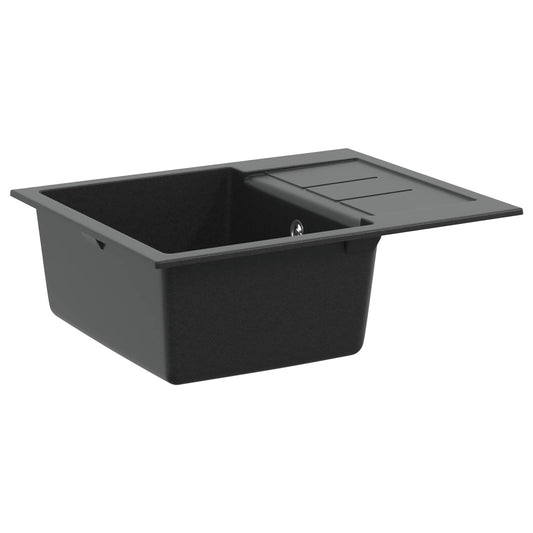 Sink Black 620 x 500 mm 80% Quartz and 20% Resin