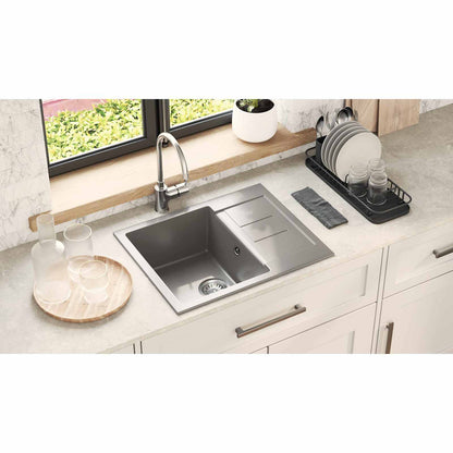 Sink Grey 620 x 500 mm 80% Quartz and 20% Resin