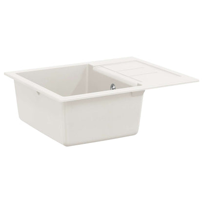 Sink White 620 x 500 mm 80% Quartz and 20% Resin