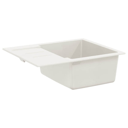 Sink White 620 x 500 mm 80% Quartz and 20% Resin