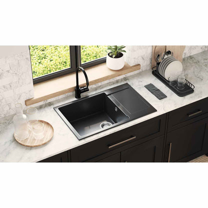 Sink Black 780 x 500 mm 80% Quartz and 20% Resin