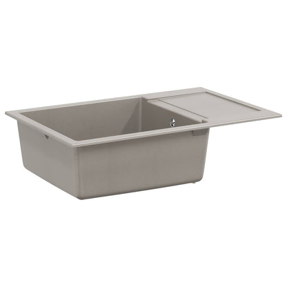 Sink Grey 780 x 500 mm 80% Quartz and 20% Resin