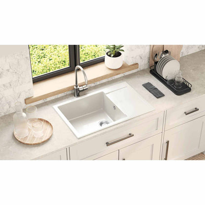Sink White 780 x 500 mm 80% Quartz and 20% Resin