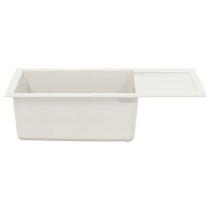 Sink White 780 x 500 mm 80% Quartz and 20% Resin