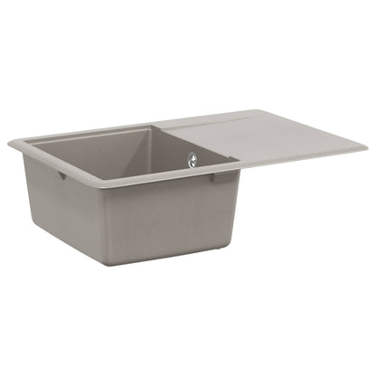 Sink Grey 670 x 460 mm 80% Quartz and 20% Resin