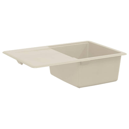 Sink Beige 670 x 460 mm 80% Quartz and 20% Resin