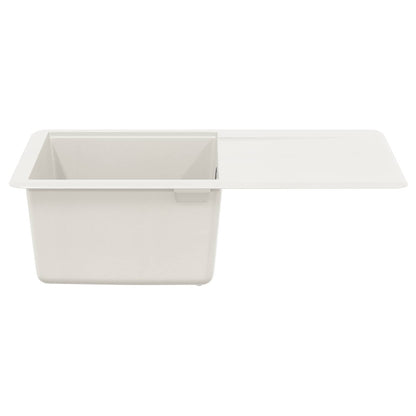 Sink White 670 x 460 mm 80% Quartz and 20% Resin