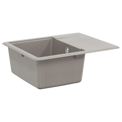 Sink Grey 560 x 460 mm 80% Quartz and 20% Resin